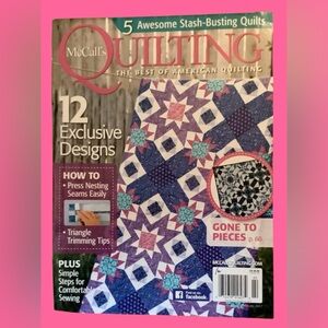 Quilting Magazine 12 Exclusive Designs. Jan./Feb. 2017. New